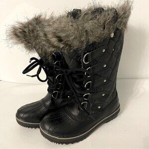 New Sorel Tofino Black Winter Boots Size 5